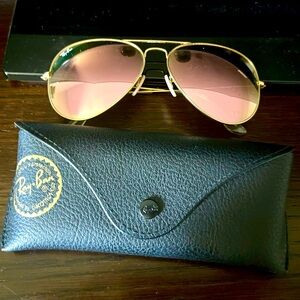 RayBan large metal aviators